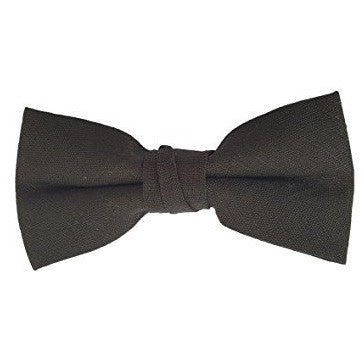 Toddler's Pre Tied Adjustable Bow Tie Solid Linen, Cotton, Polyester, Shinny ( Multiple Styles )