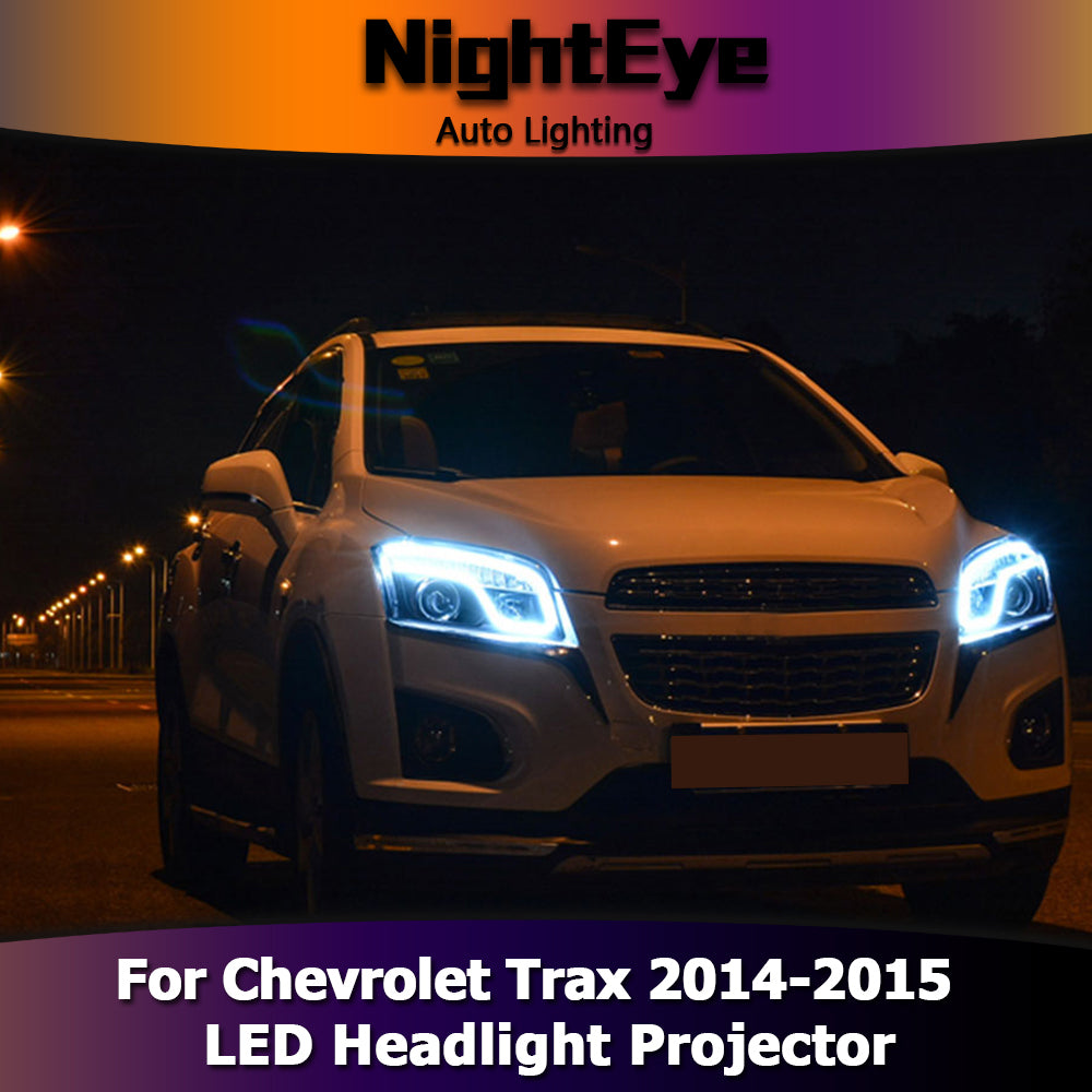 NightEye  Car Styling Head Lamp for Chevrolet Tracker LED Headlights 2014-2015 Trax DRL Bi Xenon Lens High Low Beam Parking Fog Lamp