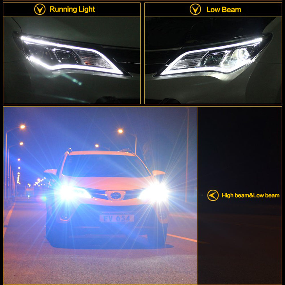 NightEye Car Styling for Toyota RAV4 LED Headlights 2014-2015 New RAV4 Headlight DRL Bi Xenon Lens High Low Beam Parking Fog Lamp