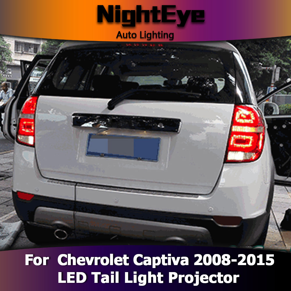 NightEye Car Styling for Chevrolet Captiva Tail Lights 2008-2015 Captiva LED Tail Light LED Rear Lamp DRL+Brake+Park+Signal