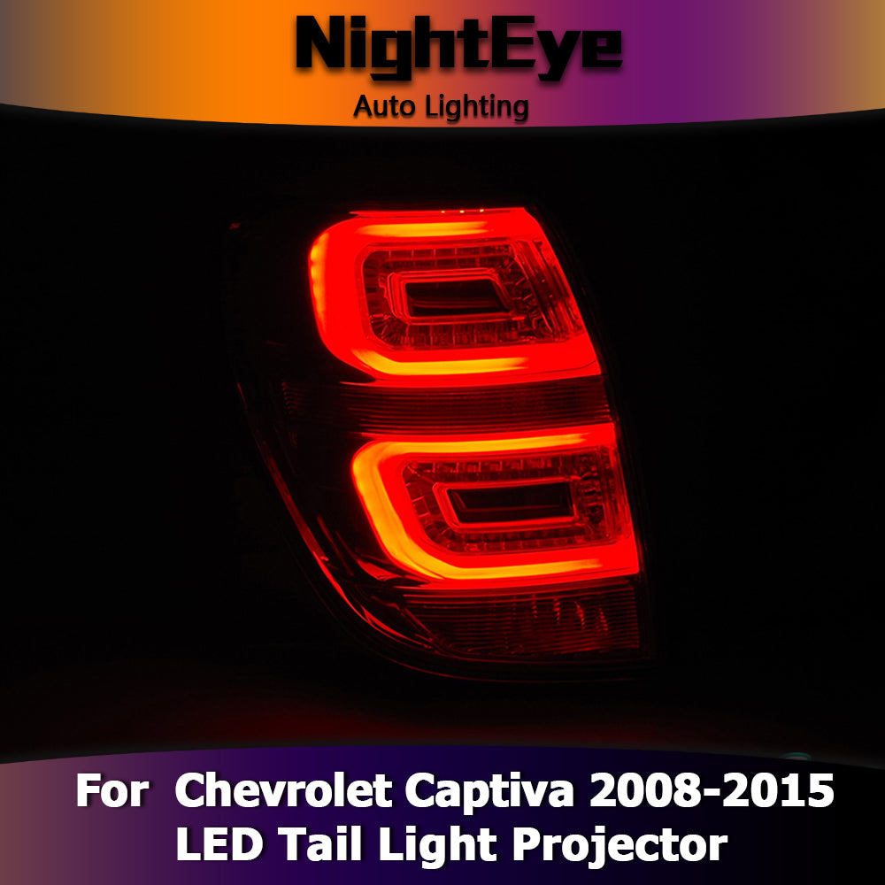 NightEye Car Styling for Chevrolet Captiva Tail Lights 2008-2015 Captiva LED Tail Light LED Rear Lamp DRL+Brake+Park+Signal