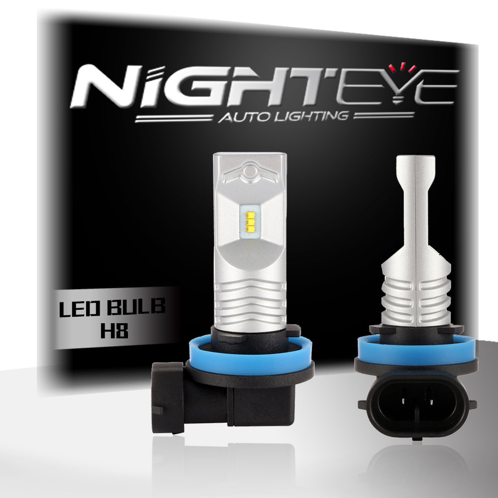 NIGHTEYE H8 CREE LED 800LM Fog Light Car Bulbs Daytime Headlight Kit White