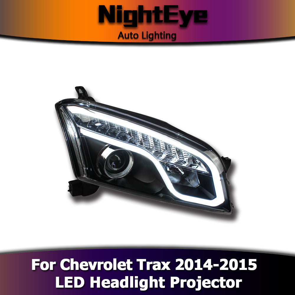 NightEye  Car Styling Head Lamp for Chevrolet Tracker LED Headlights 2014-2015 Trax DRL Bi Xenon Lens High Low Beam Parking Fog Lamp