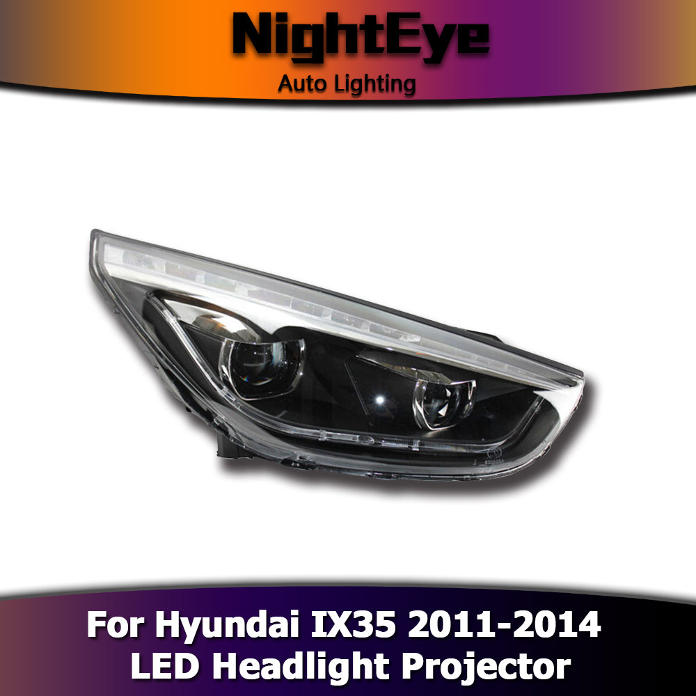 NightEye Car Styling Head Lamp for Hyundai IX35 Headlights New Tuscon LED Headlight LED DRL Bi Xenon Lens High Beam Parking Fog Lamp