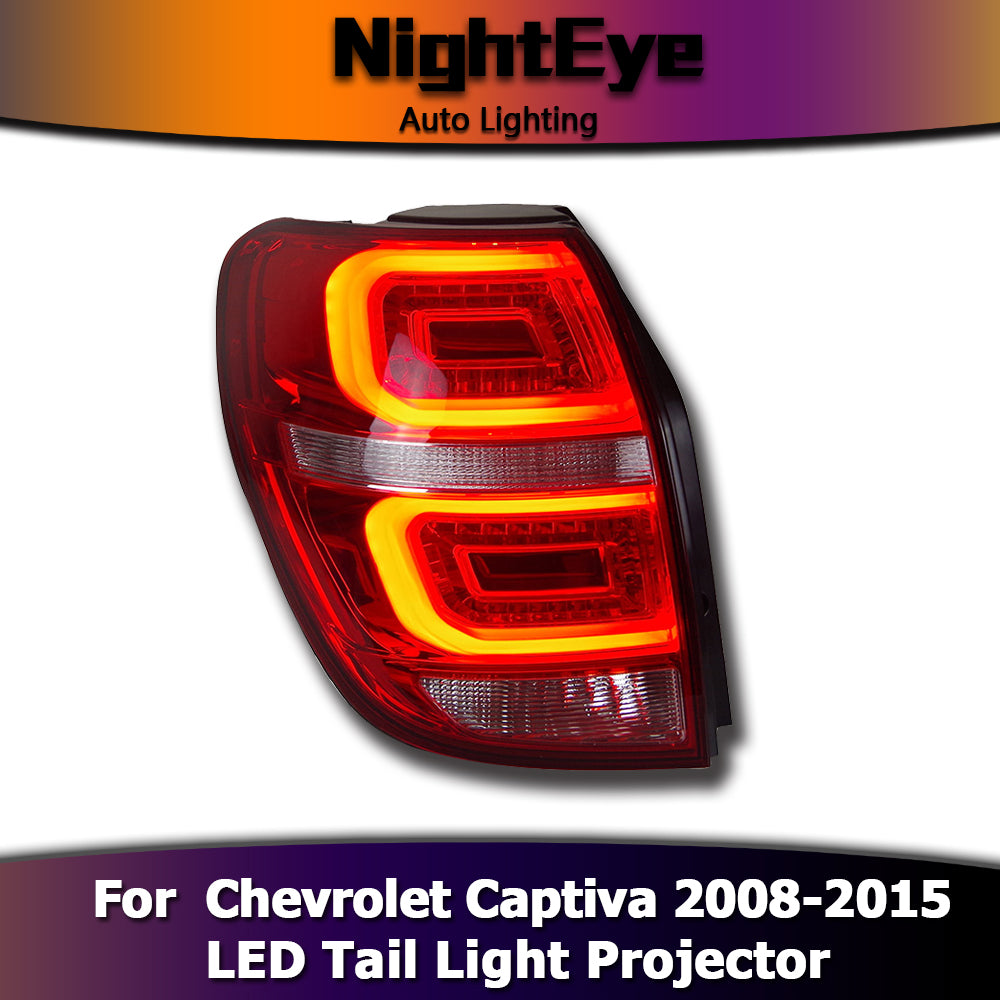 NightEye Car Styling for Chevrolet Captiva Tail Lights 2008-2015 Captiva LED Tail Light LED Rear Lamp DRL+Brake+Park+Signal