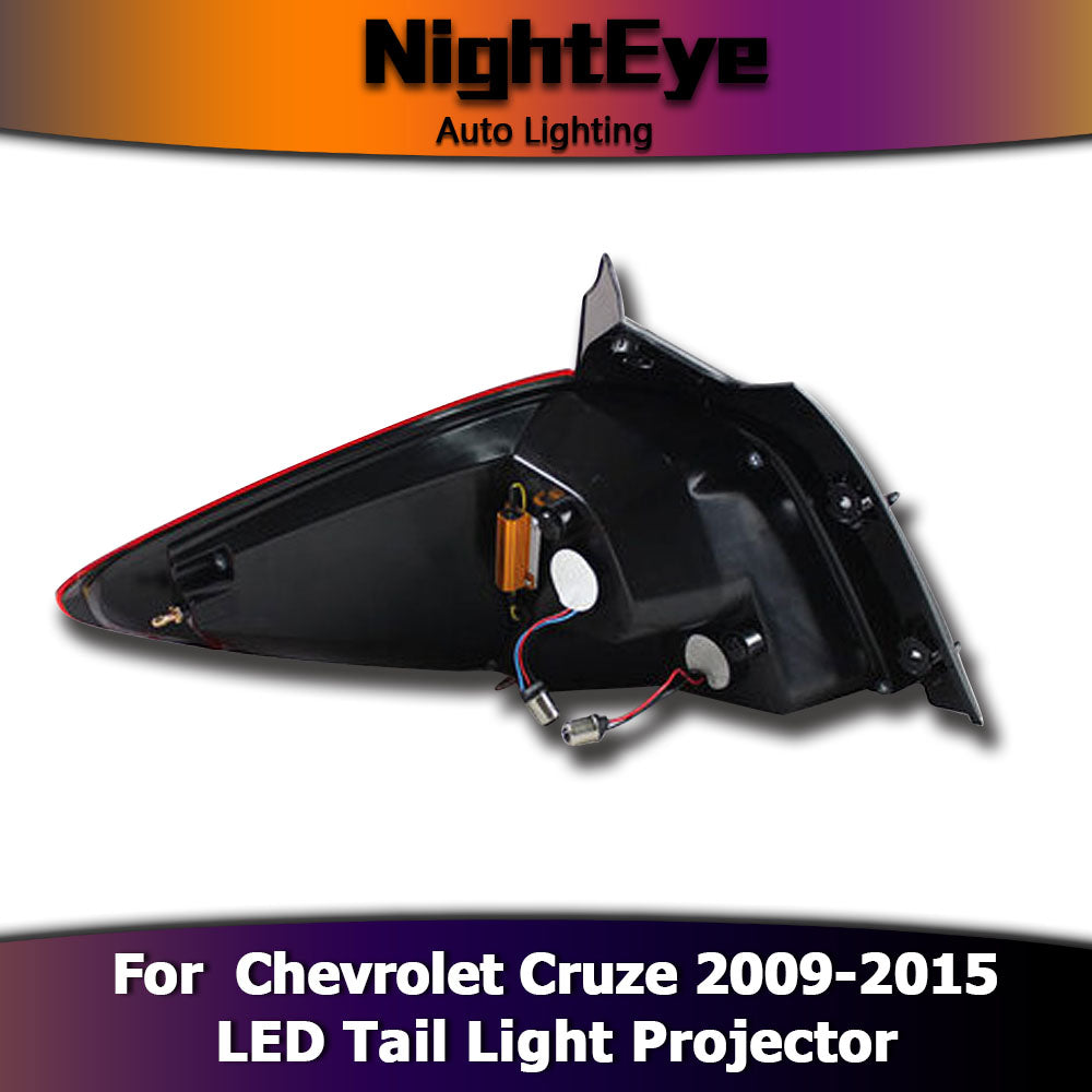 NightEye Car Styling for Chevrolet Cruze Tail Lights Cruze Hatch Back LED Tail Light LED Rear Lamp DRL+Brake+Park+Signal