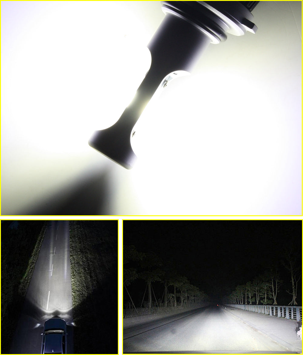 Nighteye 2x 12000LM 9006 HB4 LED Car Driving Fog HeadLight Bulb Light Lamp White