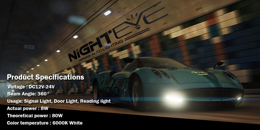 2016 NIGHTEYE Car-styling A Pair of Car 9 LED Fog Lights Bright White Lamps Left & Rights 880
