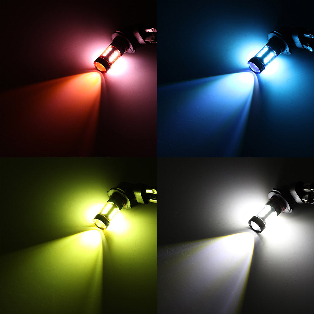 Nighteye 9005 80W LED Fog Lights Bulbs Fog light Driving Lamp White Pair Error Free