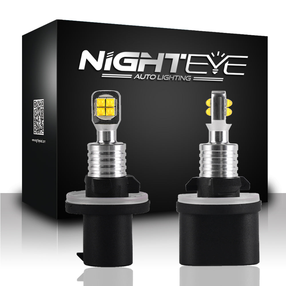 2016 NIGHTEYE Car-styling A Pair of Car 9 LED Fog Lights Bright White Lamps Left & Rights 880