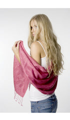 pashmina shawl in pink