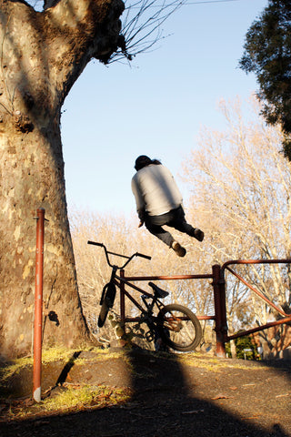 awesome bmx bail out - crash