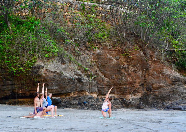 AST yoga on the beach las flores