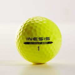 yellow golf ball inesis 100 decathlon