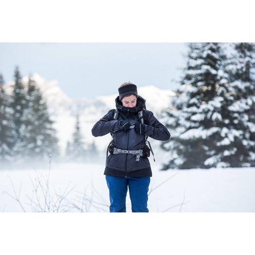 Women's Snow Hiking Jacket X-Warm SH100,midnight indigo