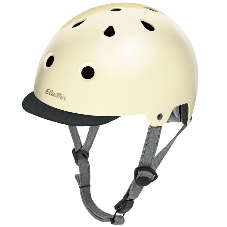 Electra Solid Color Helmet in Cream Sparkle