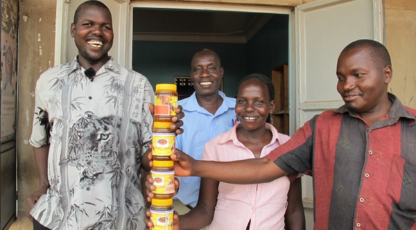 Ojok Simon is a blind beekeeper in Uganda and one of this year's recipients of the Holman Prize for Blind Ambition wide