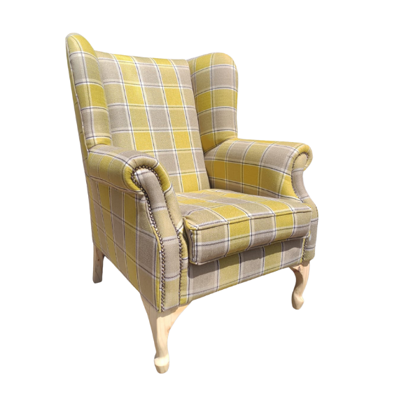 yellow designer chair