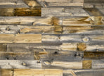 Wood Plank Interior Walls in Cinnamon, Brown &amp; Grey