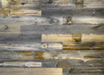 Reclaimed Wood Wall in Grey &amp; Brown