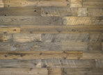 Reclaimed Wood Accent Wall in Smooth Browns
