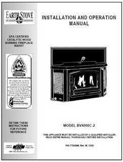 Earth Stove BV4000C-2 User Manual - Wood_bv4000-2 – WoodHeatStoves.com