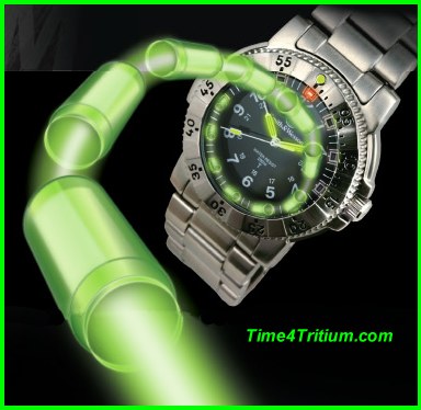 Self Powered Tritium Gas Tubes