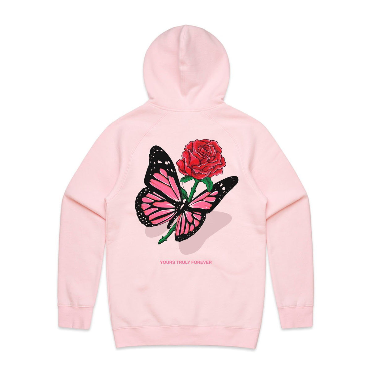 phora pink roses hoodie