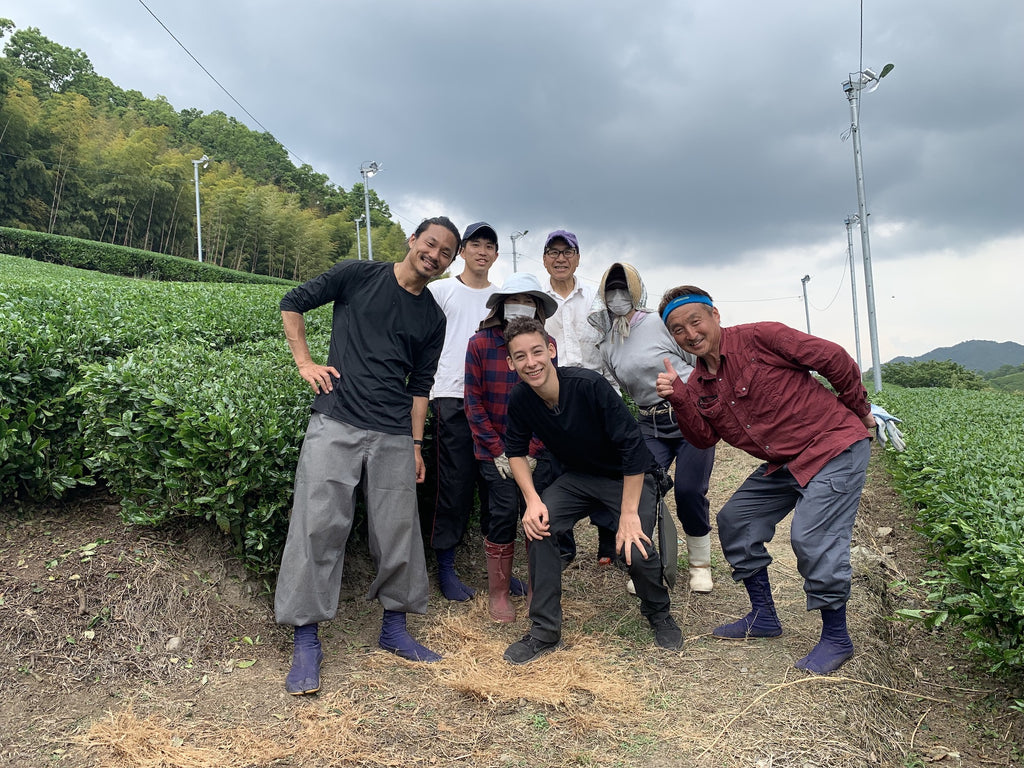 Tokuya san producteur de thé matcha naturel au Japon