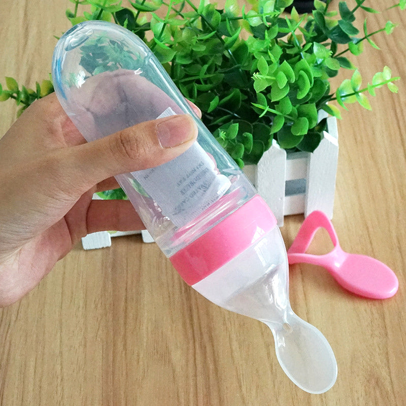 baby feeding squeeze spoon