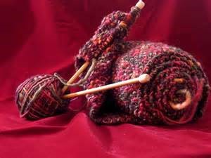 Garter knitting