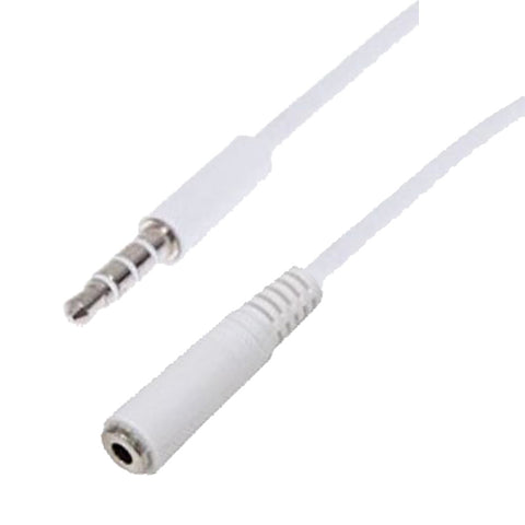 <span lang="fr">Câble audio 3.5mm Stéréo mâle à femelle à 4 contacts - 6 pieds (1.83m)
</span><span lang="en">3.5mm Stereo, 4 contact cable male to female - 6 feet (1.83m)</span>
