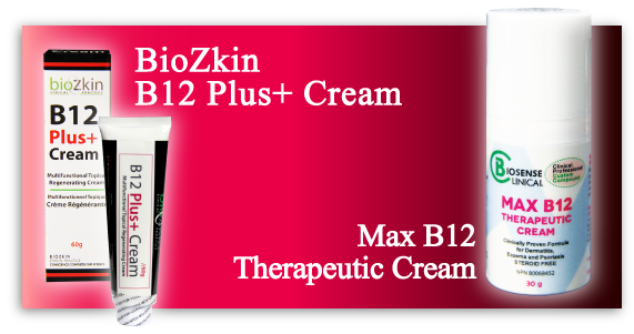 Max B12 Therapeutic Cream & BioZkin B12 Plus+ Cream