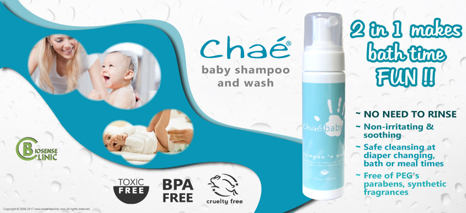 Chaé Baby Shampoo 'n Wash banner