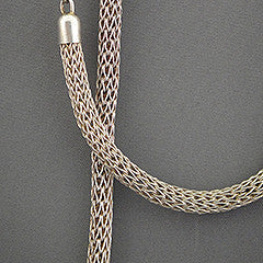 Knitted Silver Chain