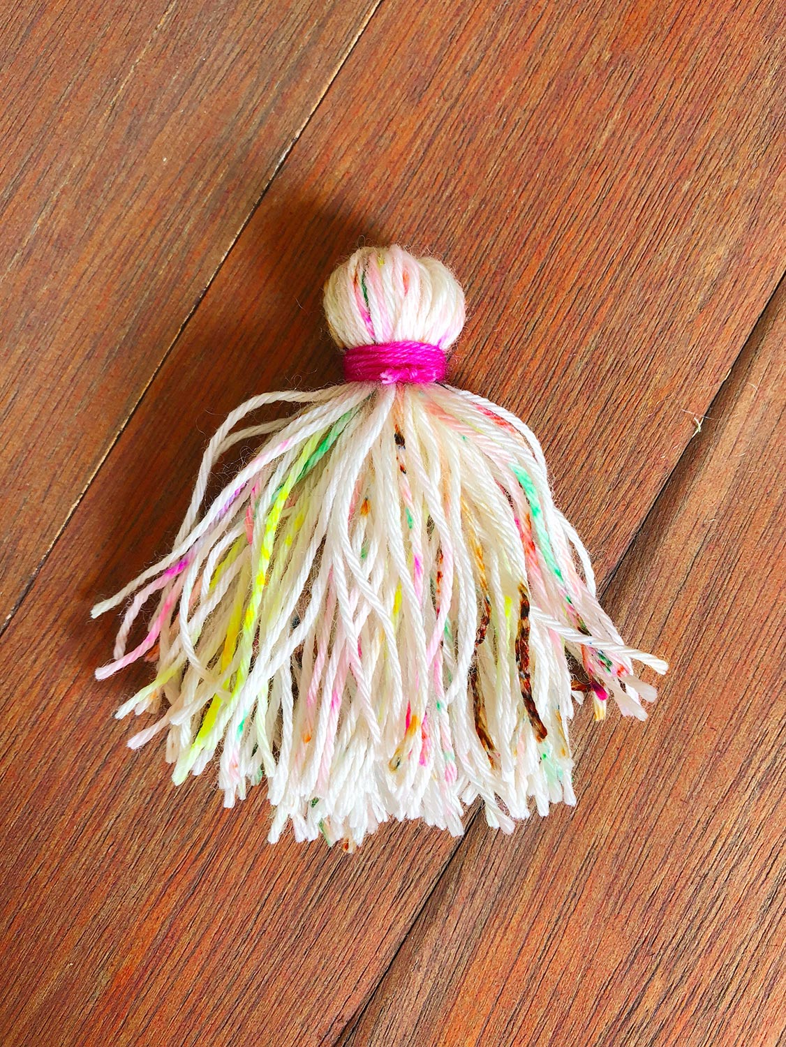 The Neon Tea Party Tassel