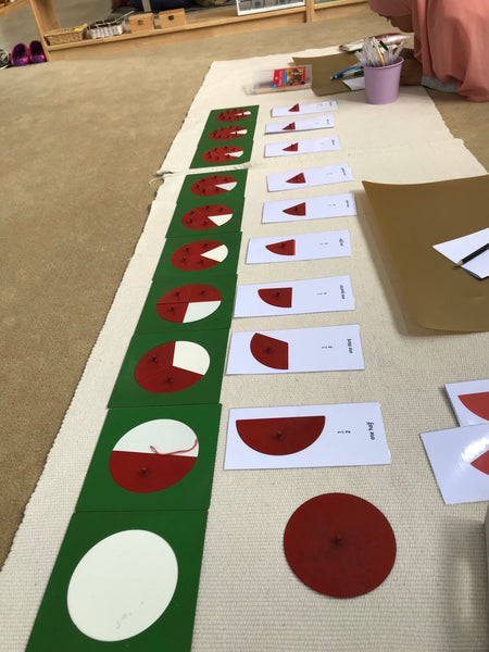 Montessori Fraction Cards – The Learning Ark