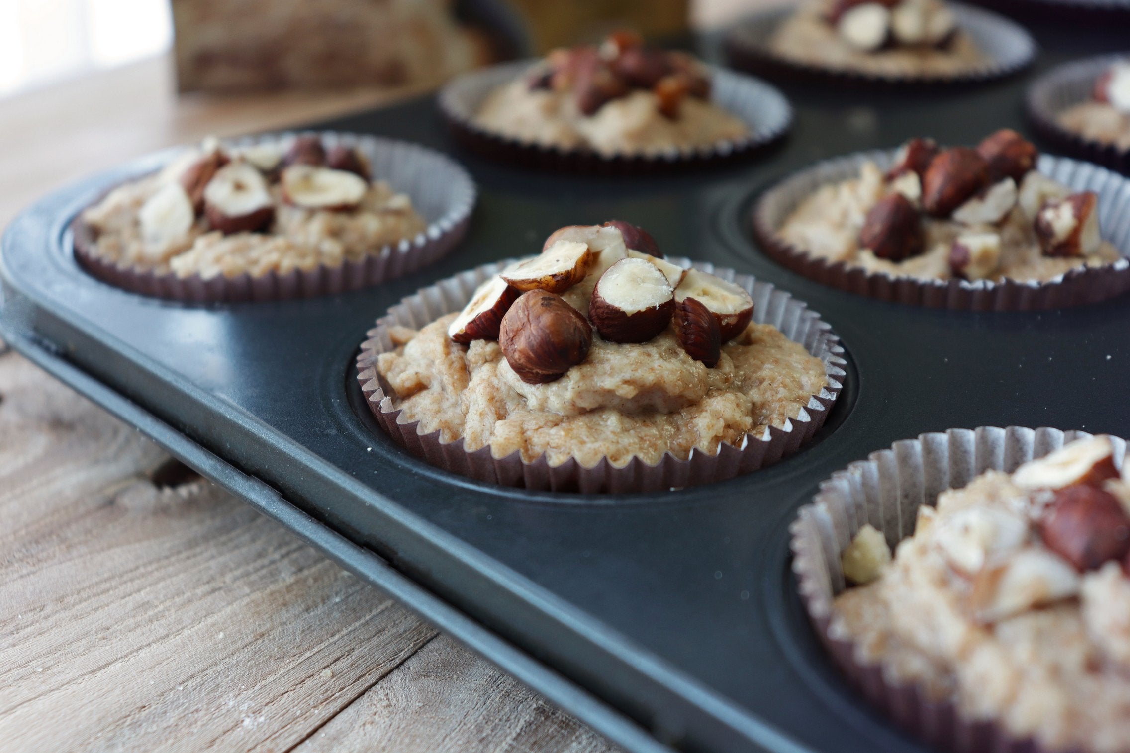 Maca Breakfast Muffins with Vanilla and Flaxseed