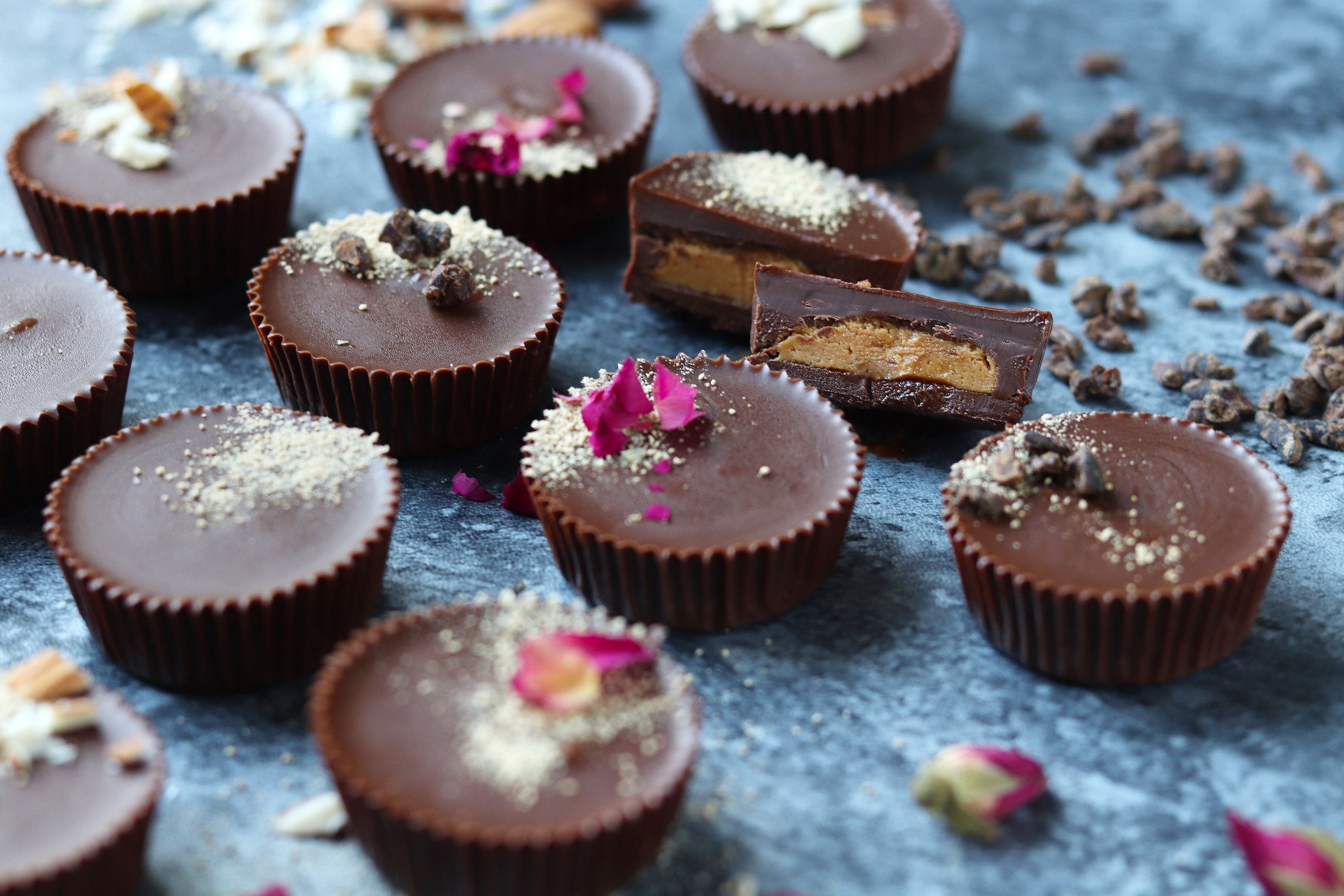 Maca Peanut Butter Chocolate Cups