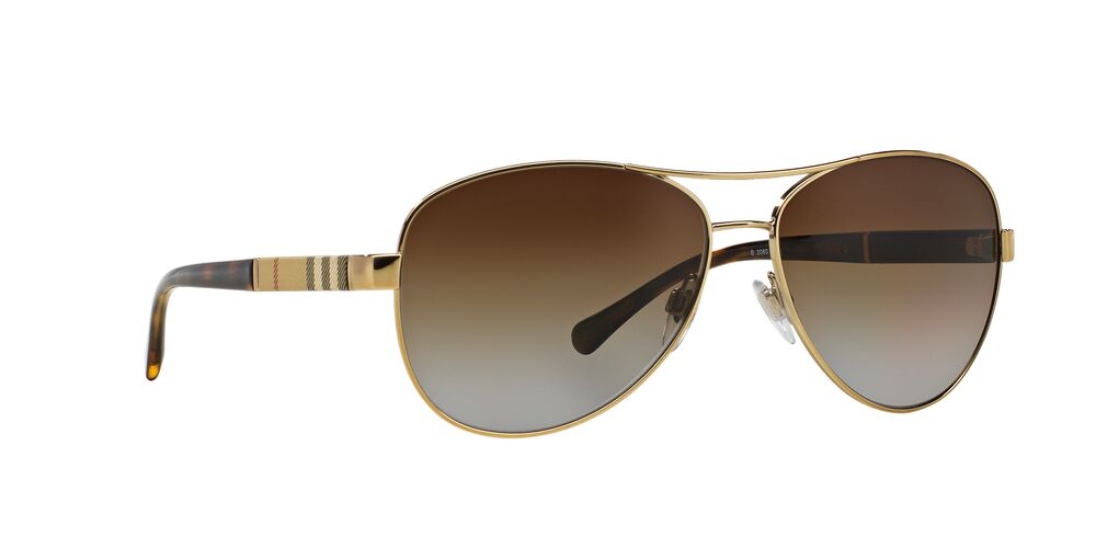 Burberry 3080 Light Gold Polarized 