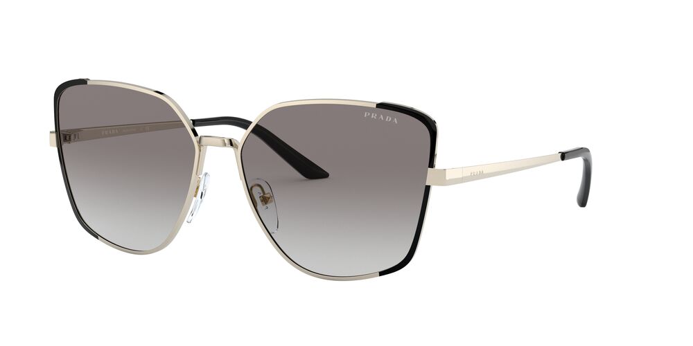 prada black and gold sunglasses