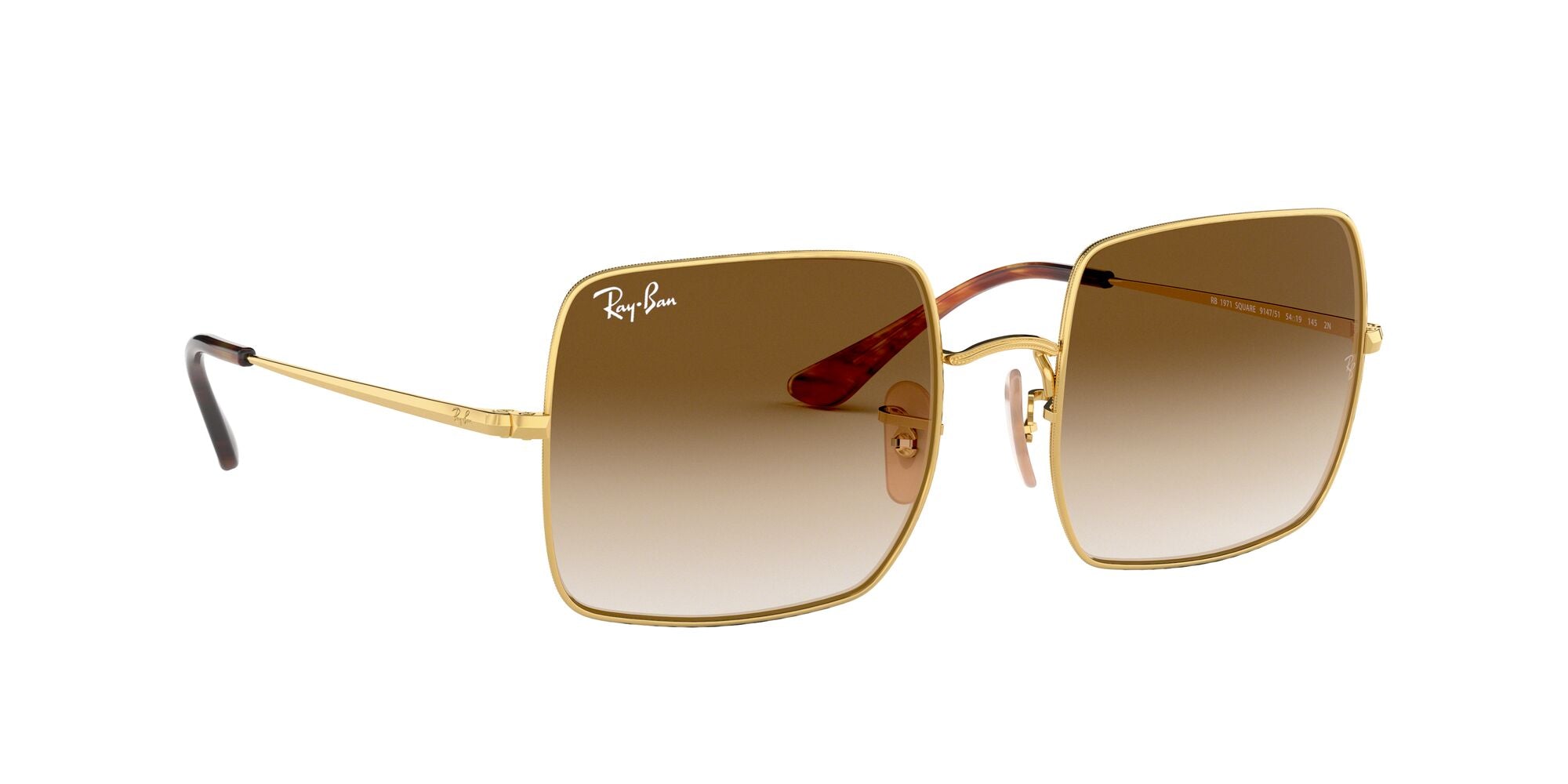 ray ban square gold