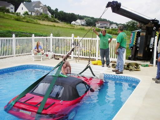 MX-5 in a pool