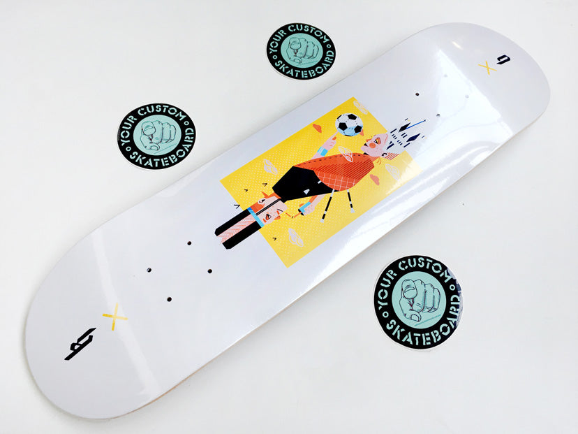 Anca Tomes skateboard deck