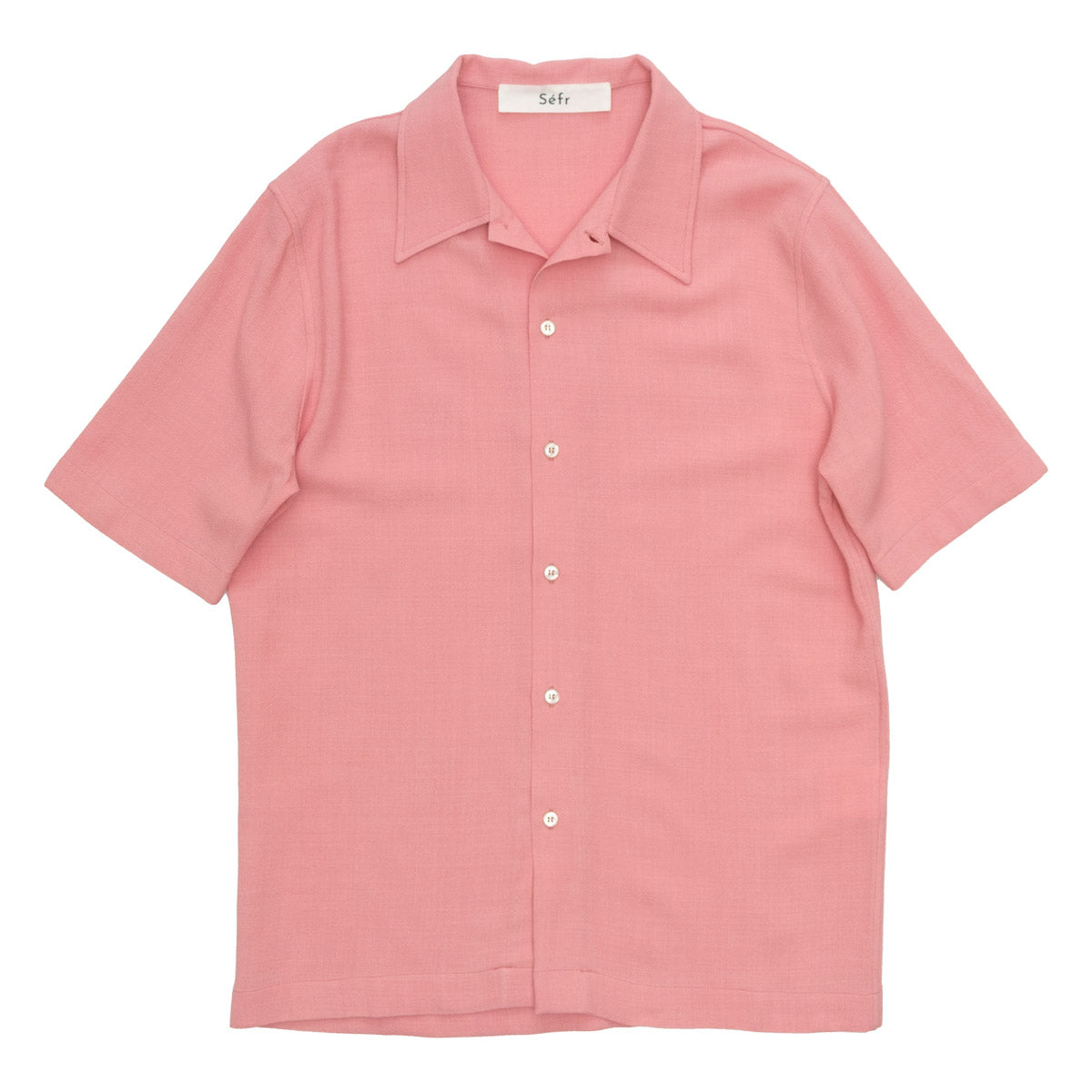 Suneham Shirt in Pink Crepe – Vestis