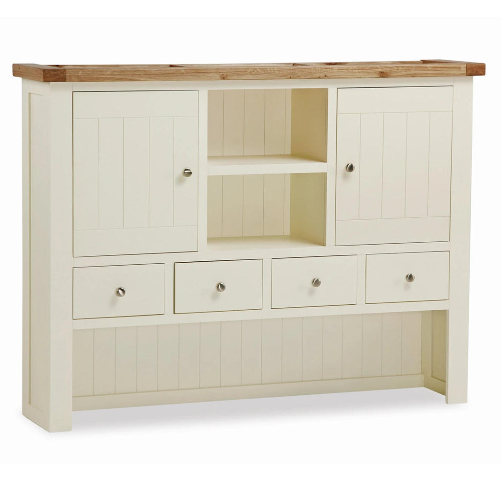 Daymer Cream Painted Hutch For Daymer Large Sideboard Oak