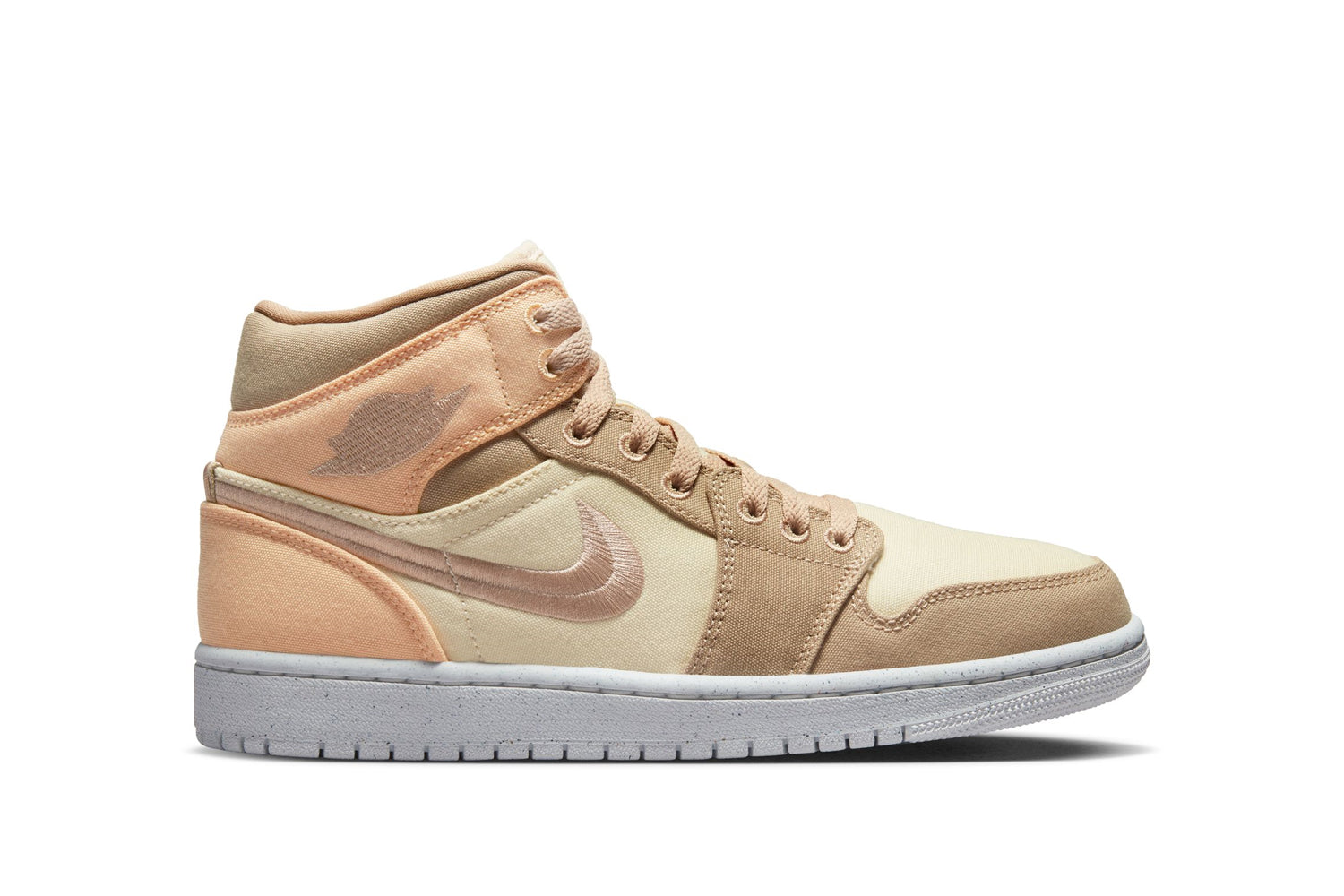 WOMEN'S AIR JORDAN 1 MID SE CANVAS KHAKI