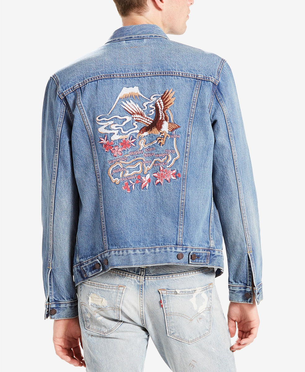 levi's embroidered denim jacket