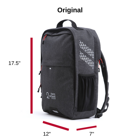 Two Wheel Gear Pannier Backpack Original Dimensions