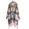 Pale Pink Poncho with Sleeves